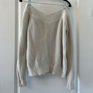 Off the shoulder sweater